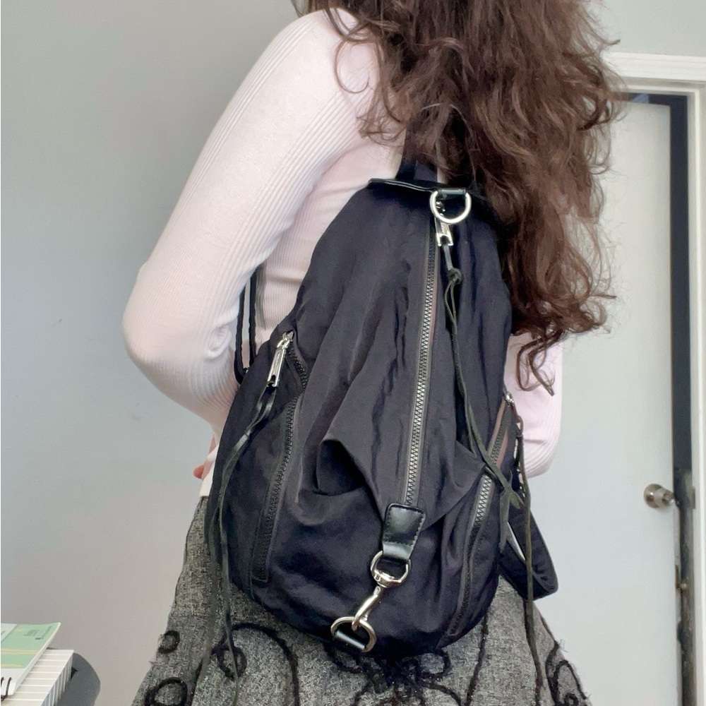 Stylish Black Backpack for Women